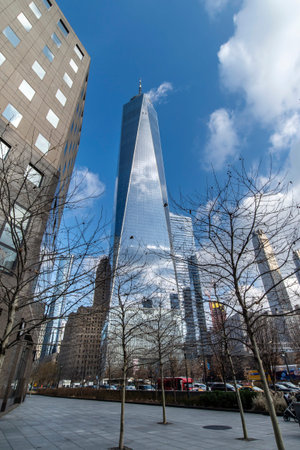 e World Trade Center in Lower Manhattan, New York City.
