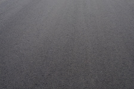 Freshly Paved Asphalt Roadの写真素材
