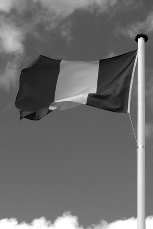 National Flag of France - Europe - grieving and mourningの写真素材