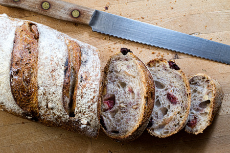 Cranberry Walnut Breadの写真素材