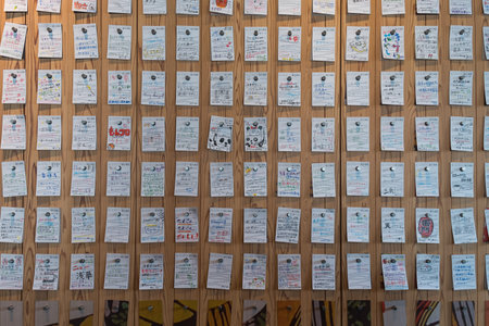 Comment cards in the Asakusa Tourist Center Tokyo Japan;2017 4th March