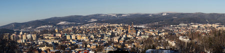 Panorama of Jablonec nad Niso