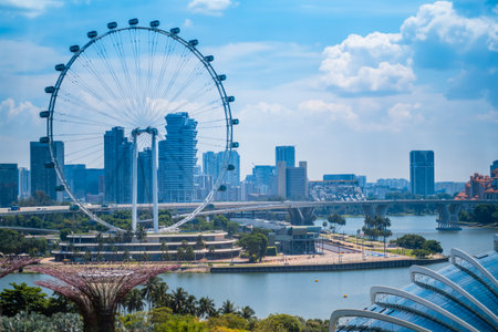 Singapore Flyer, Singapore Flyer, Singapore Flyer.のeditorial素材