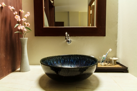 Details of modern sink の写真素材