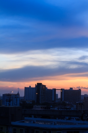 View of the city in Thailandの写真素材