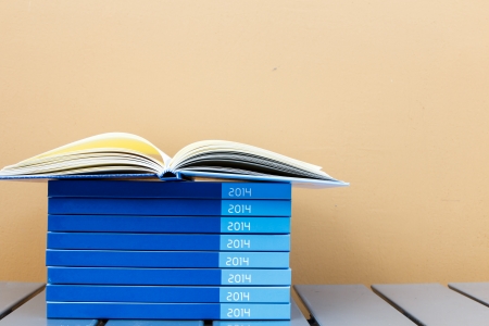 Notebook of year 2014 の写真素材