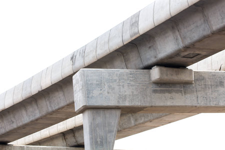 Railway of BTS sky train constructionの写真素材