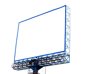 Blank billboardの写真素材