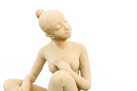 Woman or female statue in the park