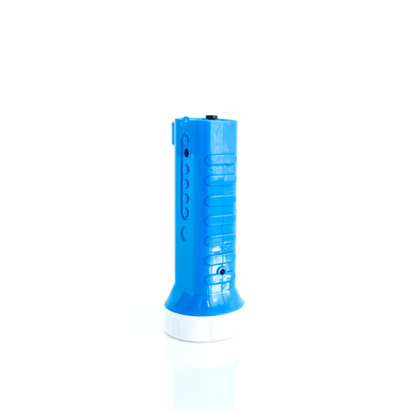 Flashlight isolated on white backgroundの写真素材