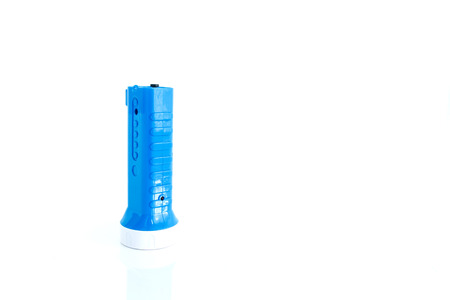 Flashlight isolated on white backgroundの写真素材