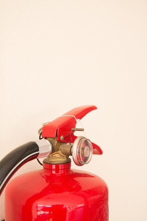 Chemical fire extinguisher with clipping pathの写真素材