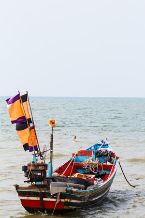 Fishing boat on the see in Thailandのeditorial素材