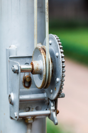 Outdoor motor driven with selective focusの写真素材