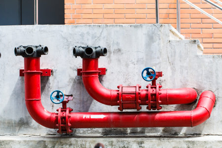 Fire pipeline or fire safety outdoor