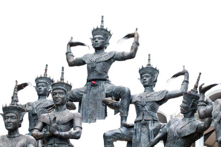 SONGKHLA, THAILAND - MAY. 24: Statue of Nora at history museum Songkhla, Nora is the most popular...