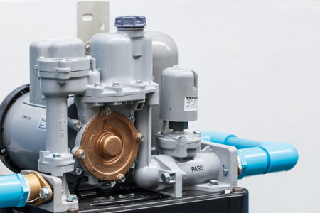 Water pump outdoor in house