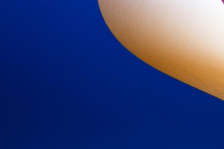Blue and orange paper color background and abstract-2の写真素材