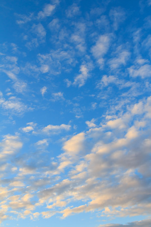 Beautiful abstract blue sky background and cloudyの写真素材