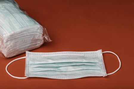 Health mask for protection from the virus, Covid-19.の写真素材
