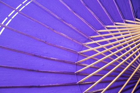 background paper umbrella handmade umbrella of Ban Bosang Chiang Mai Asia Thailandの写真素材