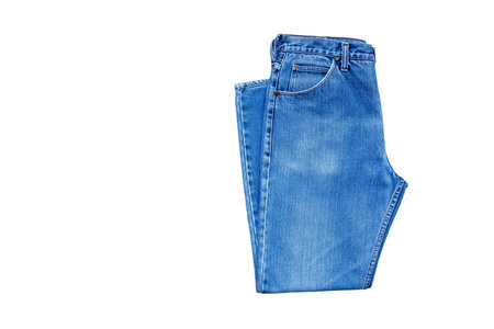 Blue jeans stack of denim pants, composition, denim texture. copy space for text information jean.