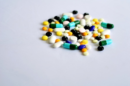 A colorful pills の写真素材