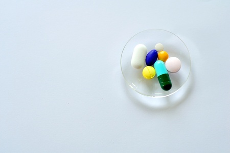 A colorful pills の写真素材