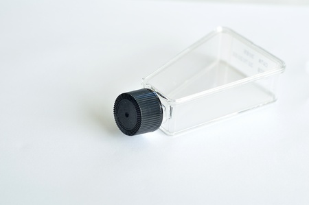 Tissue culture flask, small sizeの写真素材