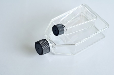 Tissue culture flaskの写真素材