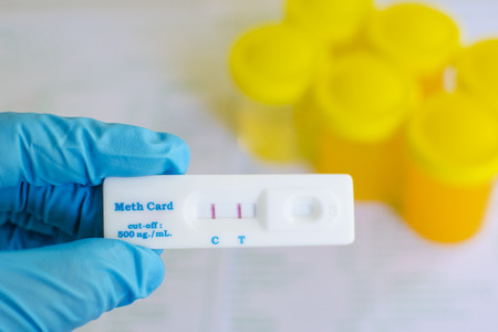 Urine methamphetamine negativeの写真素材