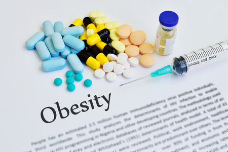 Drugs for obesity treatmentの写真素材
