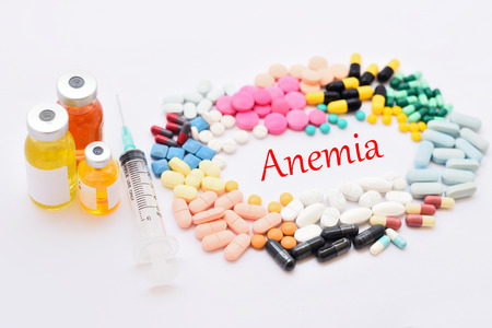 Drugs for anemia treatmentの写真素材