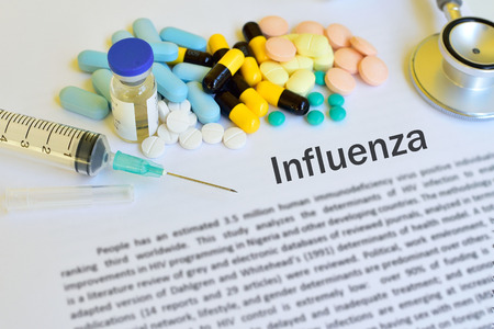 Influenza treatmentの写真素材