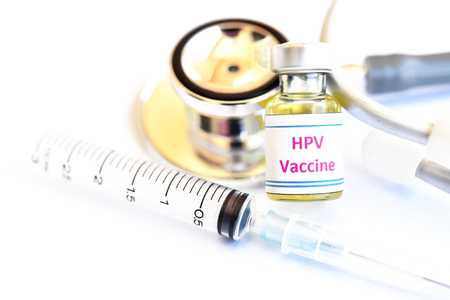 HPV vaccine for injectionの写真素材