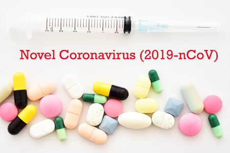 Drugs for novel coronavirus or 2019-nCoV treatmentの写真素材
