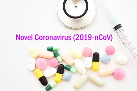 Drugs for novel coronavirus or 2019-nCoV treatmentの写真素材