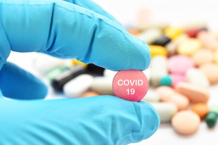 Drugs for COVID-19 treatmentの写真素材