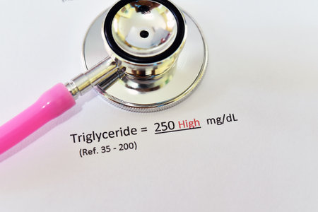 Abnormal high triglyceride test resultの写真素材