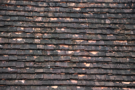 Old roof backgroundの写真素材