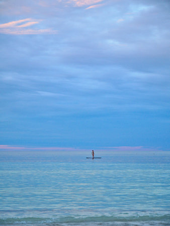 Alone in the ocean