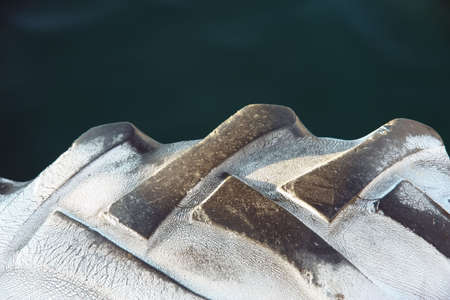 Abstract detail of metal surfaceの写真素材