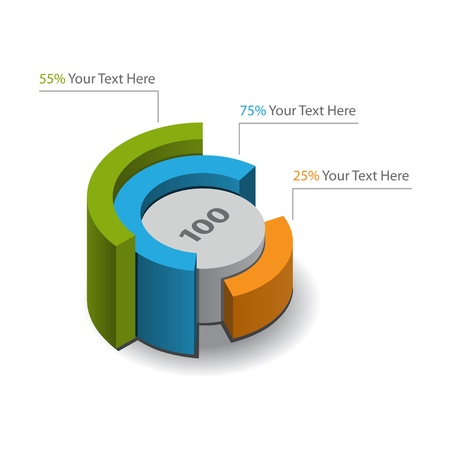 Business infographicのイラスト素材