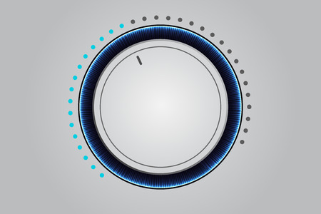 Volume metallic.Sound button. Vectorのイラスト素材