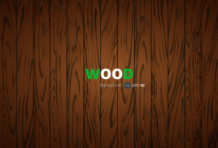 Wood texture, vector Eps10 illustration. Natural Dark Wooden Background.のイラスト素材