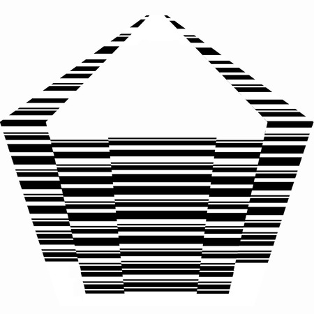 Pentagon geometric shape のイラスト素材