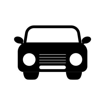 Car vector icon isolated on white background.のイラスト素材
