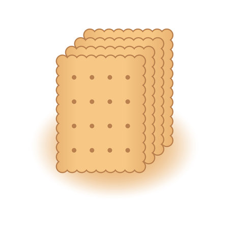 Cookies vector icon on a white background.のイラスト素材