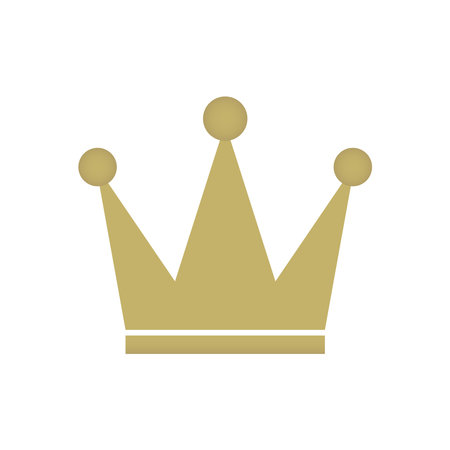 Royal crown symbol vector icon.のイラスト素材
