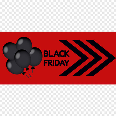 Black Friday sale poster, advertising banner concept.のイラスト素材